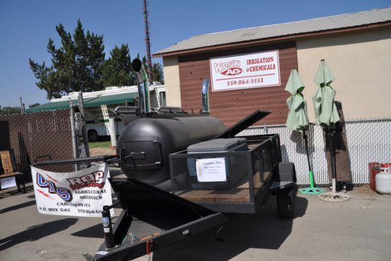 AG Mechanic exhibit showing off a grill
