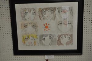 Anime Drawings of different characters project