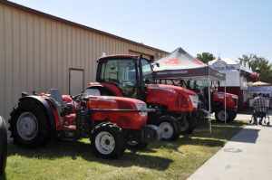 picture of all three red tractors by Massey Ferguson