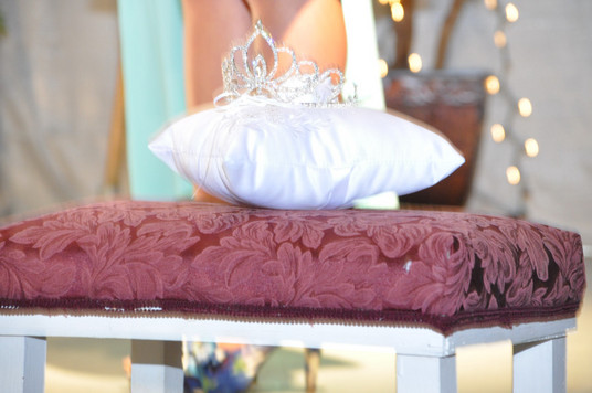 Crown placed on pillow